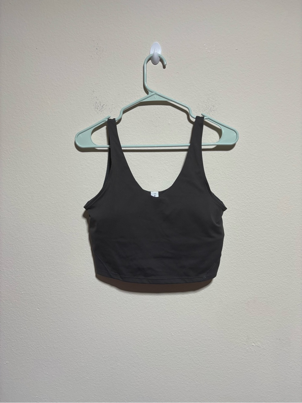 Grey Scoop Neck bra lululemon
